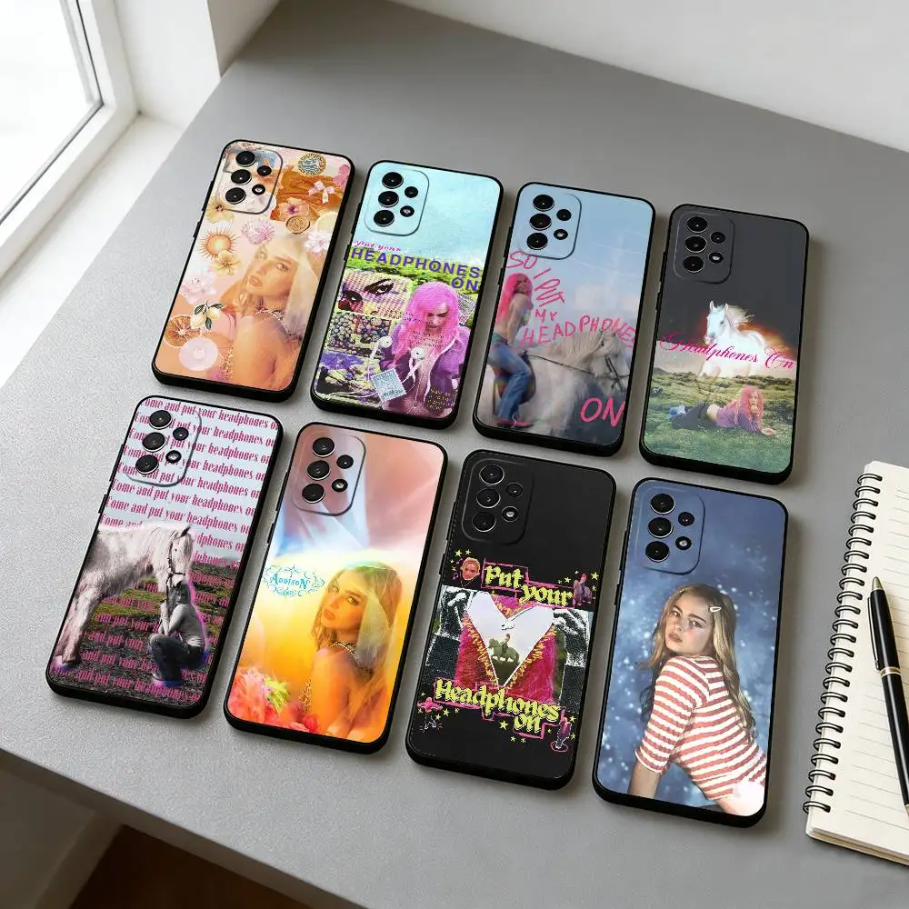 A-Addison R-Rae Singer Phone Case For Samsung S25,S24,S21,S22,S23,S30,Ultra,S20,Plus,Fe,Lite,Note,10,Black Cover