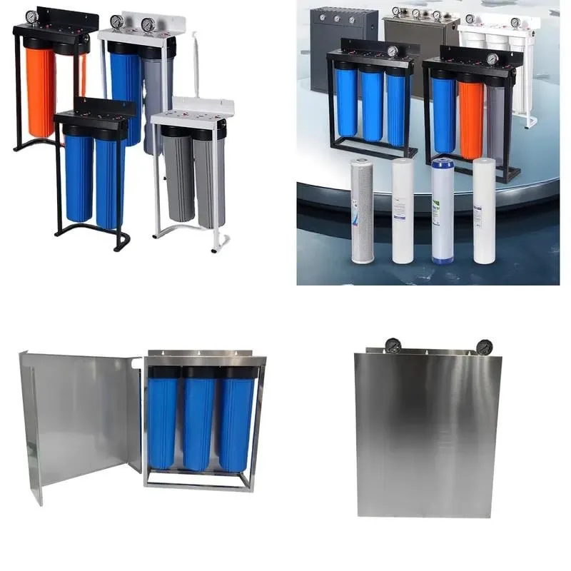 20 Inch Large Blue Automatic Pre Water Filter System PP CTO 2 3 Grade Drinking Water Filtration