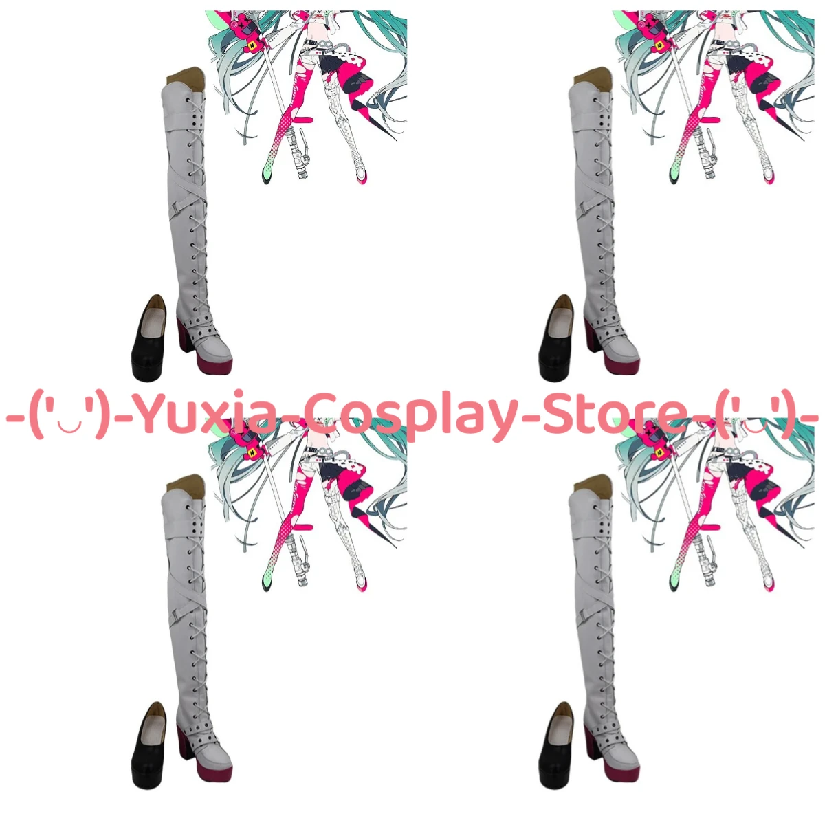 

Юксиакосплей! Owari no Seraph Микаэла Хякуя обувь для косплея аниме игровой персонаж реквизит сапоги из искусственной кожи костюм для Хэллоуина