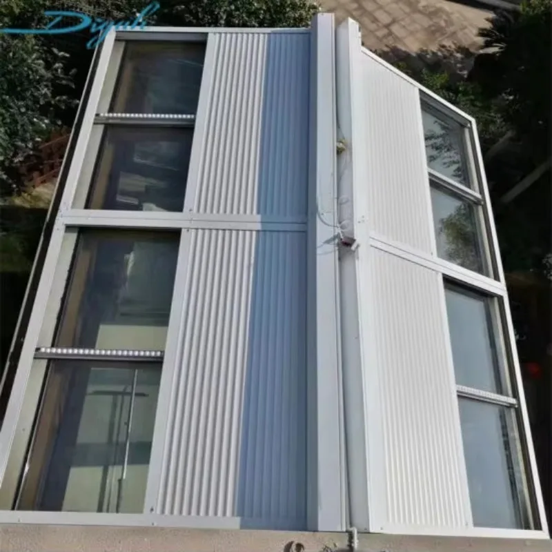 【2026】Customized Motorized Aluminium Roof Roller Shutter Outdoor Sunproof Pergola Louvered Shutters