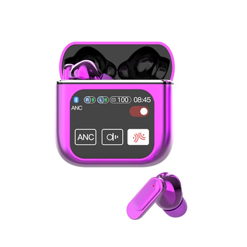 

Wireless Noise Cancelling Earbuds Bluetooth 5.4 Bass Stereo Earbud+LED Power Display Charging Case Waterproof Sport