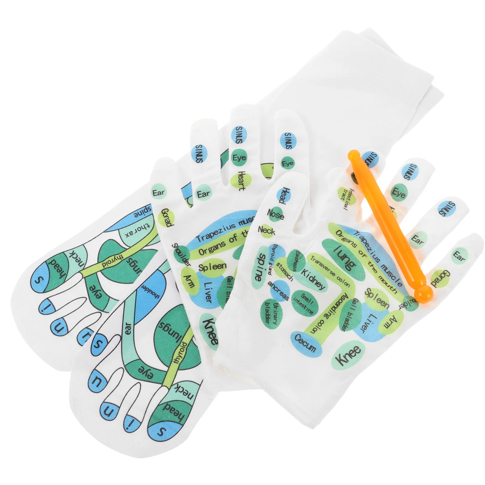 

Носки для рефлексологии, хлопковые носки для точечного массажа, целевой инструмент для массажа ног, облегчение усталости, носки для терапии точек давления