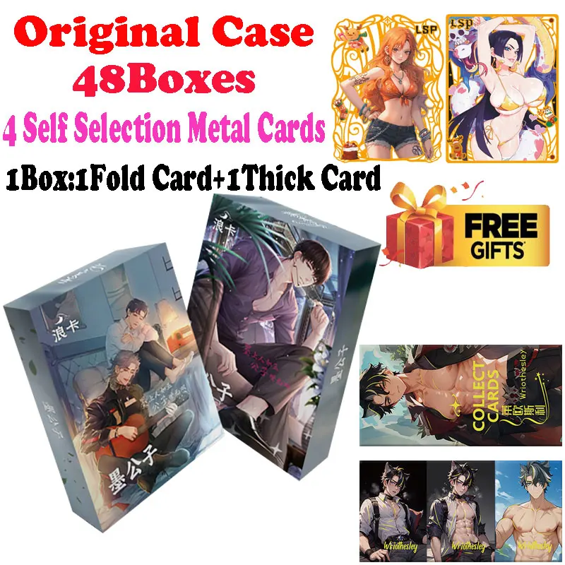 Newest Wholesale Husbando Manfu Mogongzi Collection Card Cartoon Booster Box Luffy Sanji Nami TCG Popular Trading CCG