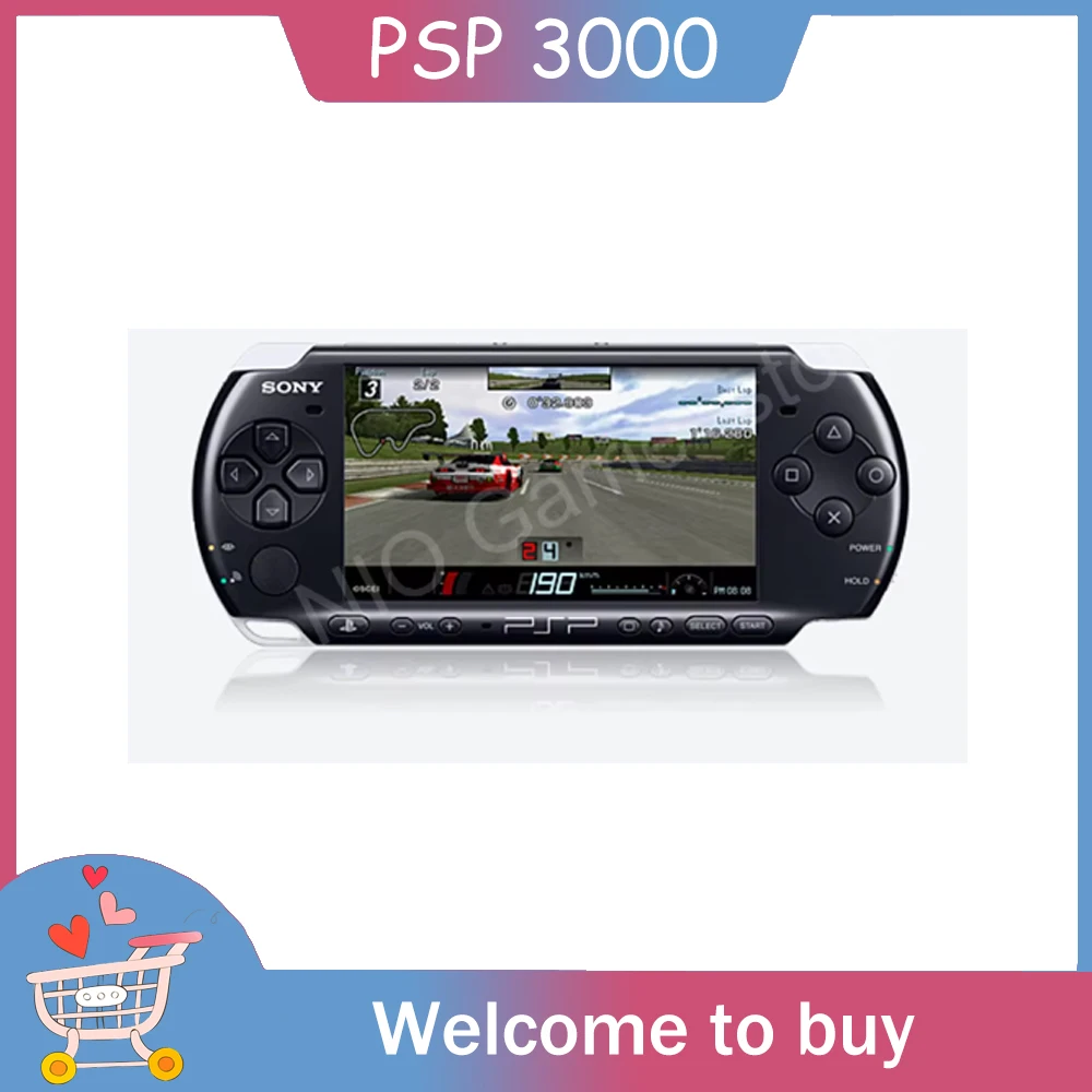 Original PSP 3000 with 32G 64G 128G free game play console classic nostalgic handheld GBA handheld arcade