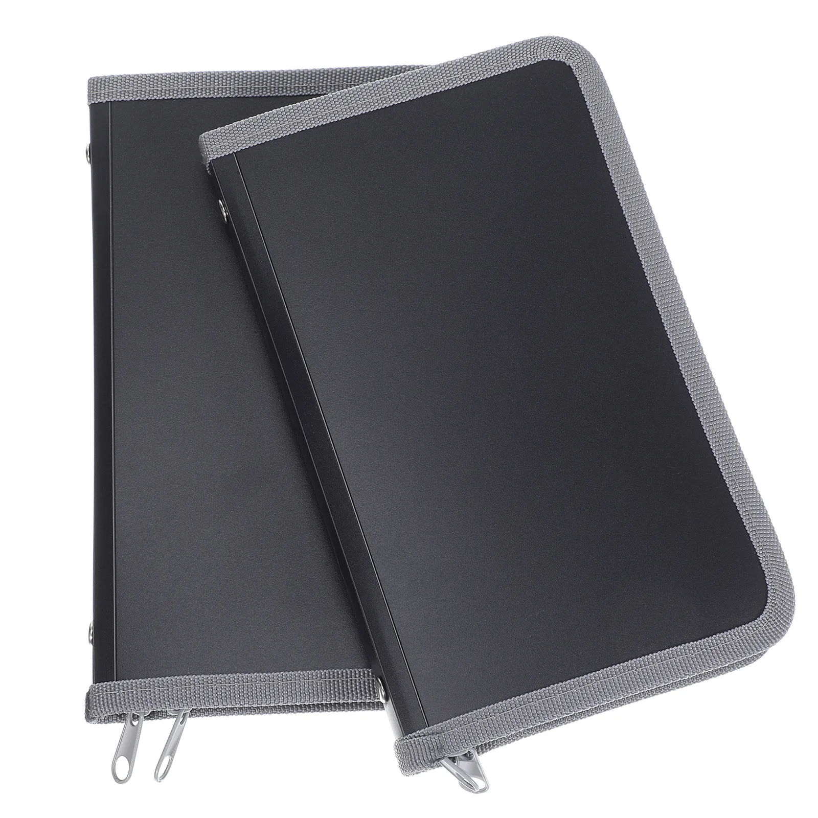 

2Pcs Lightweight Portable Accordion File Folder Receipt Organizer Multi-Grid Expanding Document Storage Bag for Office Home