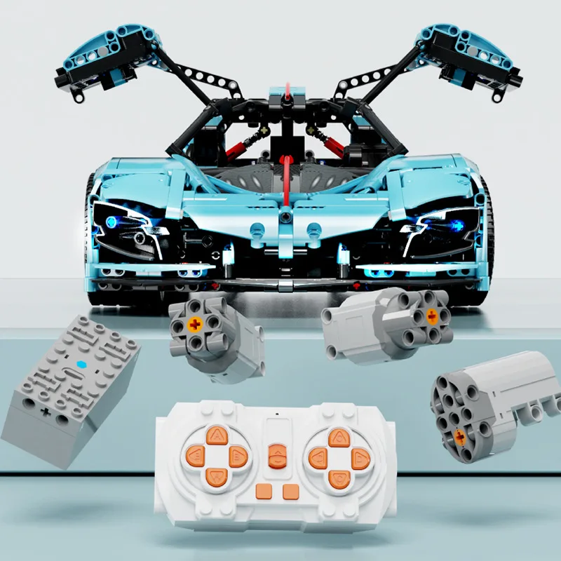 IN STOCK T5011 MOC Technical Remote Control Sports Car Building Blocks Model Bricks Assembling Toys for Boys Christmas Gift Set