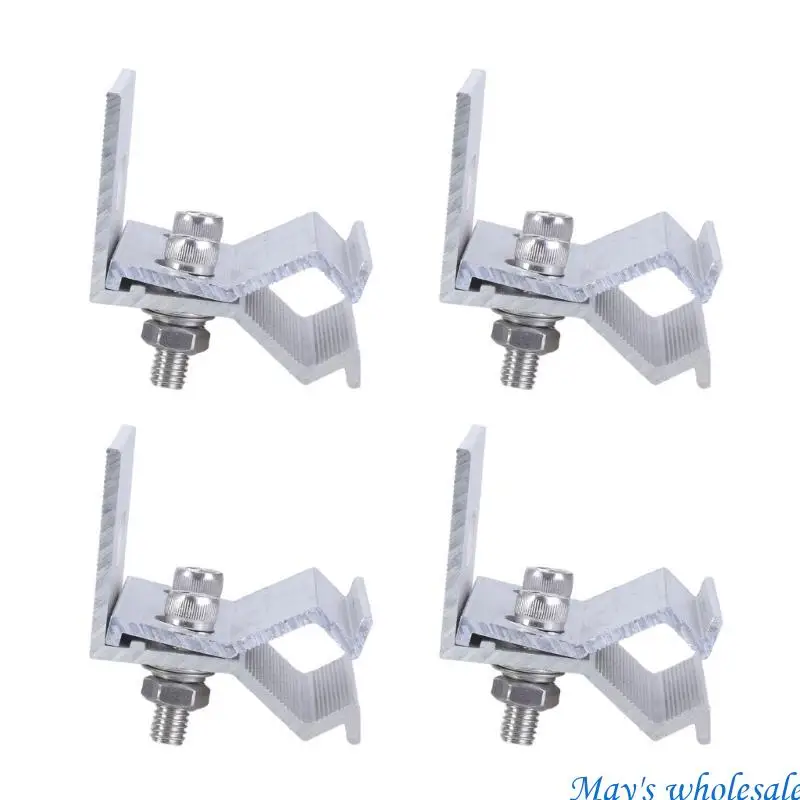 

Aluminium Brackets for Solars Panel Fixation on Folded Sheet Metal Roofs 448A