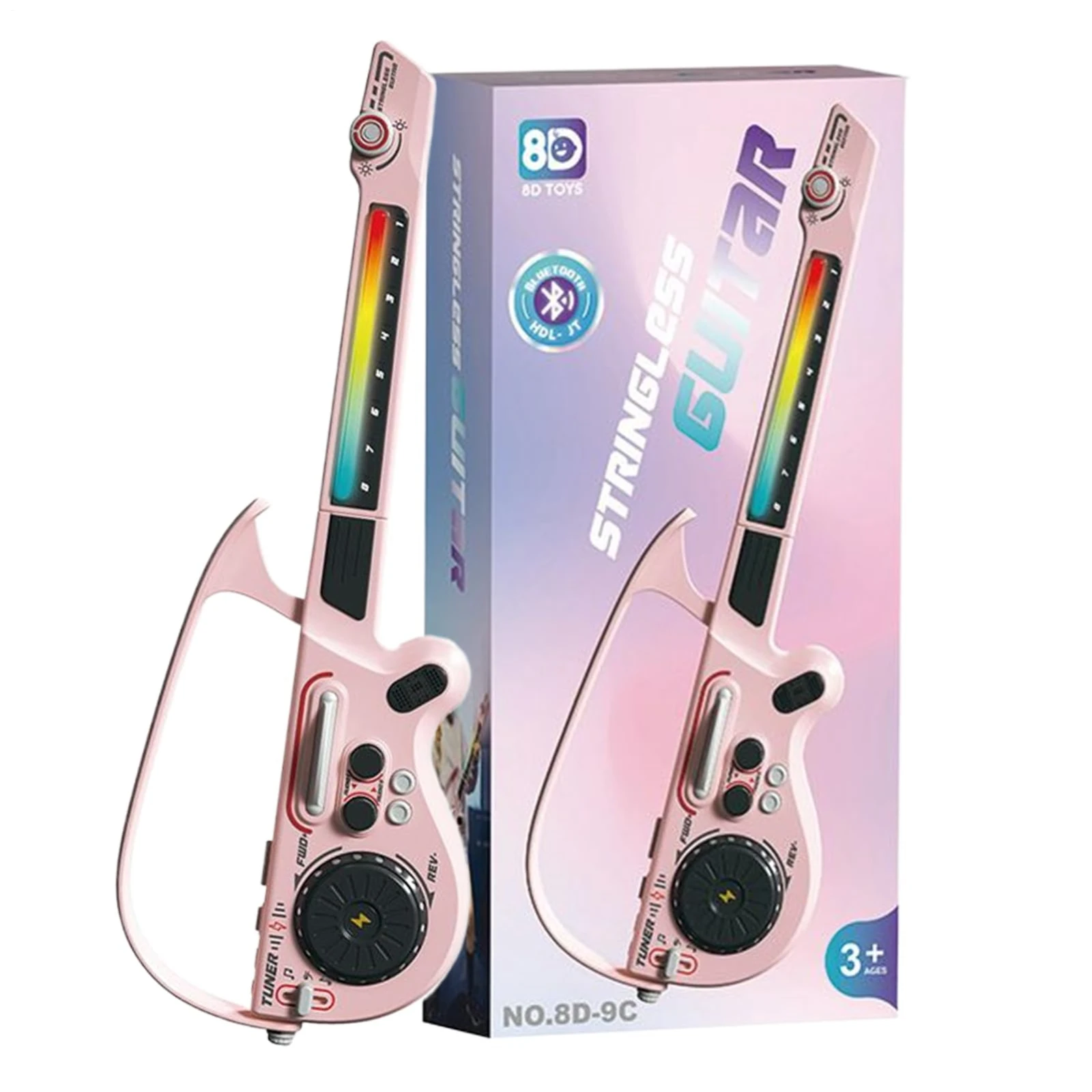 Novice Children'S Guitar Toys Foldable Electronic String Less Guitar Intelligent Accompaniment Children'S Small Gifts