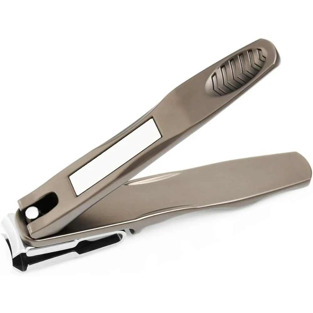 Rotating Long Handle Nail Clippers with Built-in File for Thick Nails