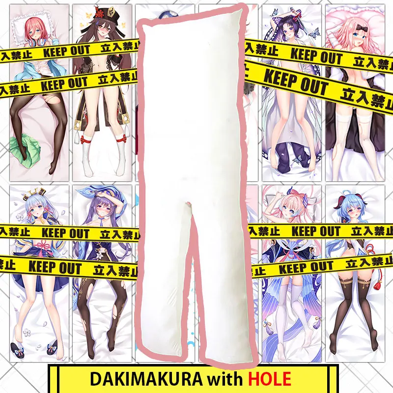 

2way Sex Dakimakura Split Legs Genshin Impact Hugging Body Pillow Cover Core Onahole Otaku Anime Waifu Pillow 150cm