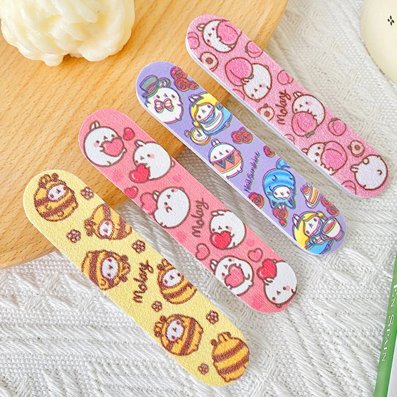 Durable Nail File Strong And Durable 4.5 * 2.0cm Manicure Lovely Nail File Precise Manicure Cute Appearance Sandpaper+eva+ps 10g