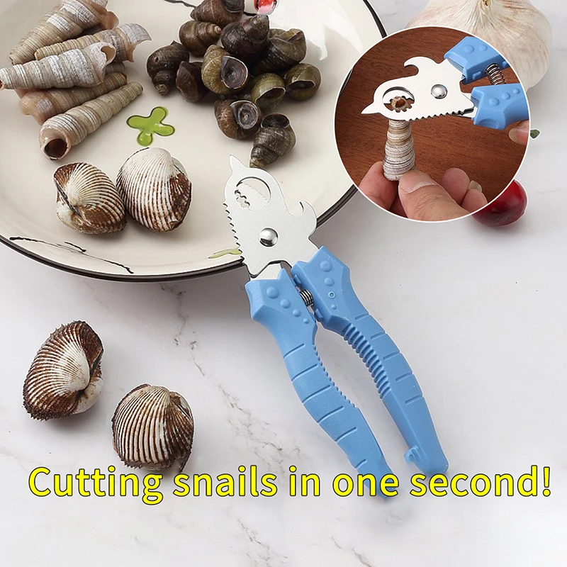 Oyster Cutting Field Snail Butt Artifact Not Slip Field Lion Tail Cutting Special Scissors Stone Snail Cutter Tail Removal Tools