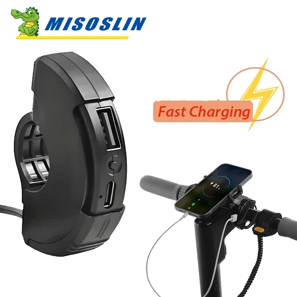 For Ninebot Max G30/G30D Electric Scooter Usb Fast Charger Cell Phone Port Power Outlet Waterproof Socket Chargers Plug Adapters