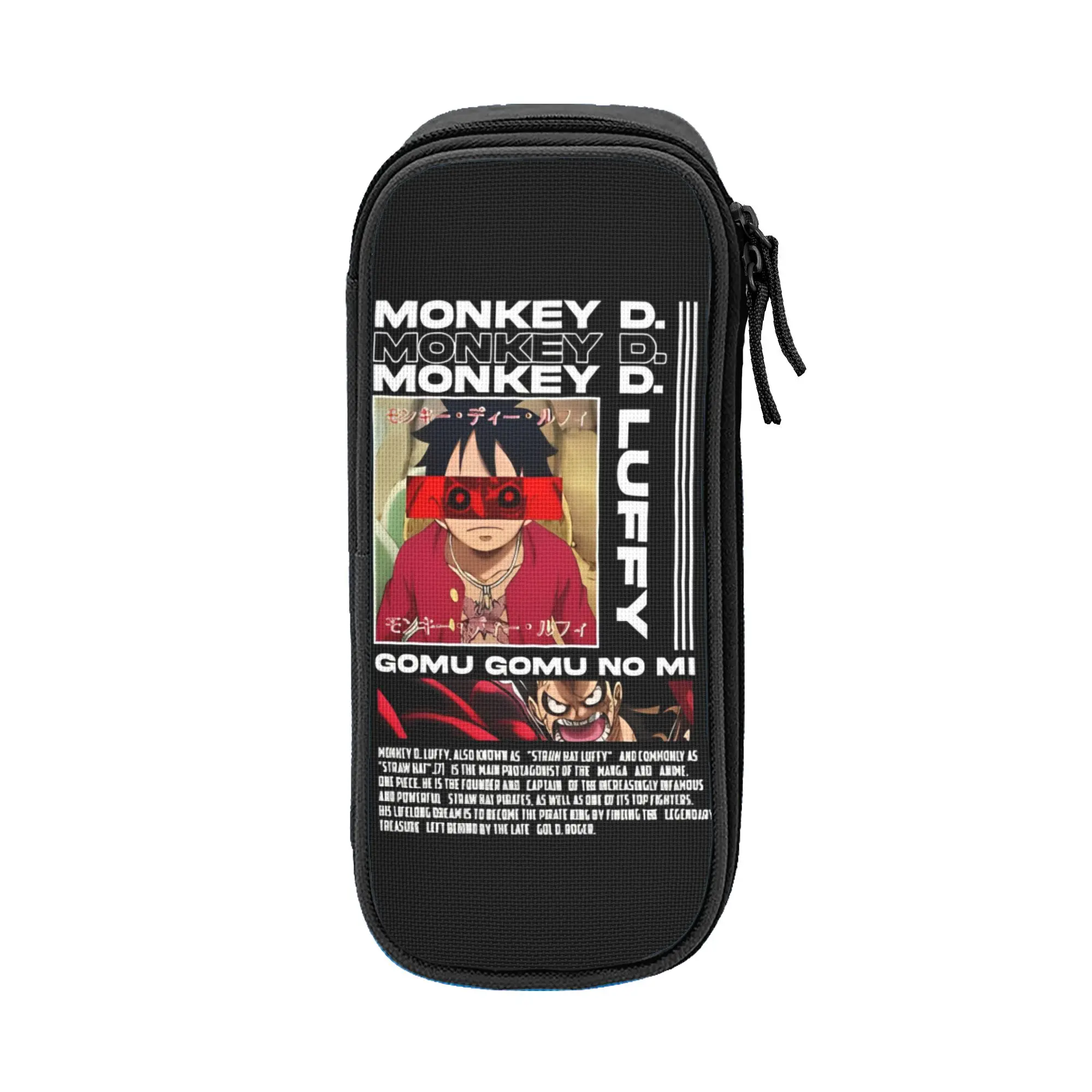 

o-one-piece-e onepiece luffys Pencil Cases New Pen Box Bags Girl Boy Large Storage Students School Zipper Pencilcases