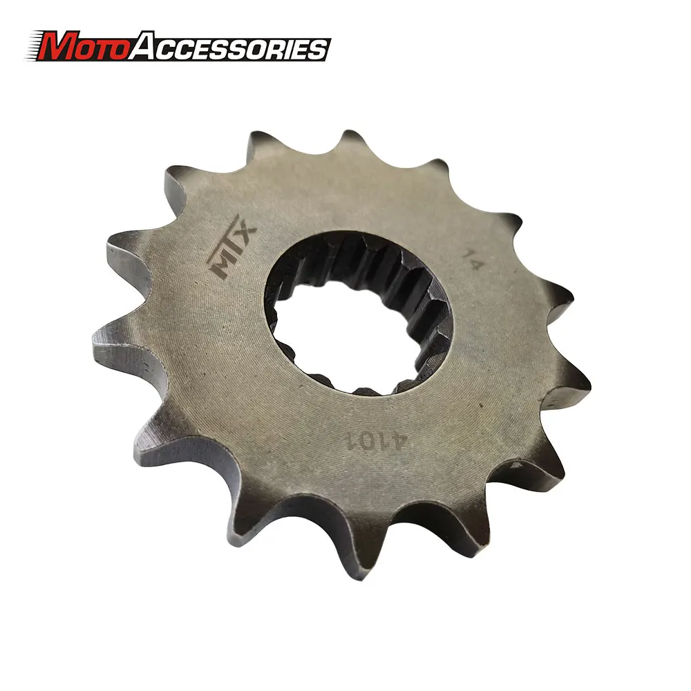 For Suzuki DRZ125 18NC Front Engine Sprocket Motorcycles Chain Sprocket Dirt Pit Bike Motorcycle Accessories