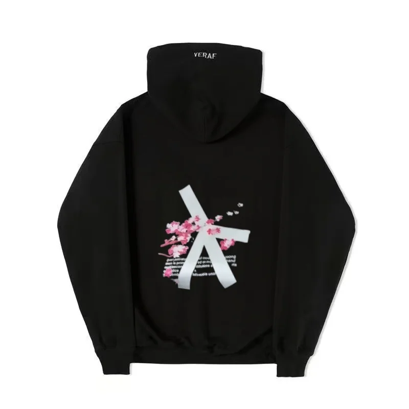 Plus Size Streetwear Y2K Harajuku Cute Cherry Blossom Graphic Print Oversized Hoodie Gothic Casual Pullover Sweatshirt Men Women image 5