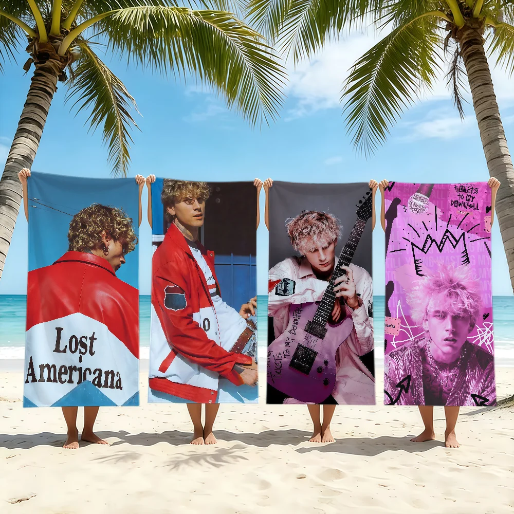 Rapper Machine G-Gun K-Kelly lost americana Towel Towel Beach Towel Travel Shower Quick-Drying Soft Same Style Men Women Sports