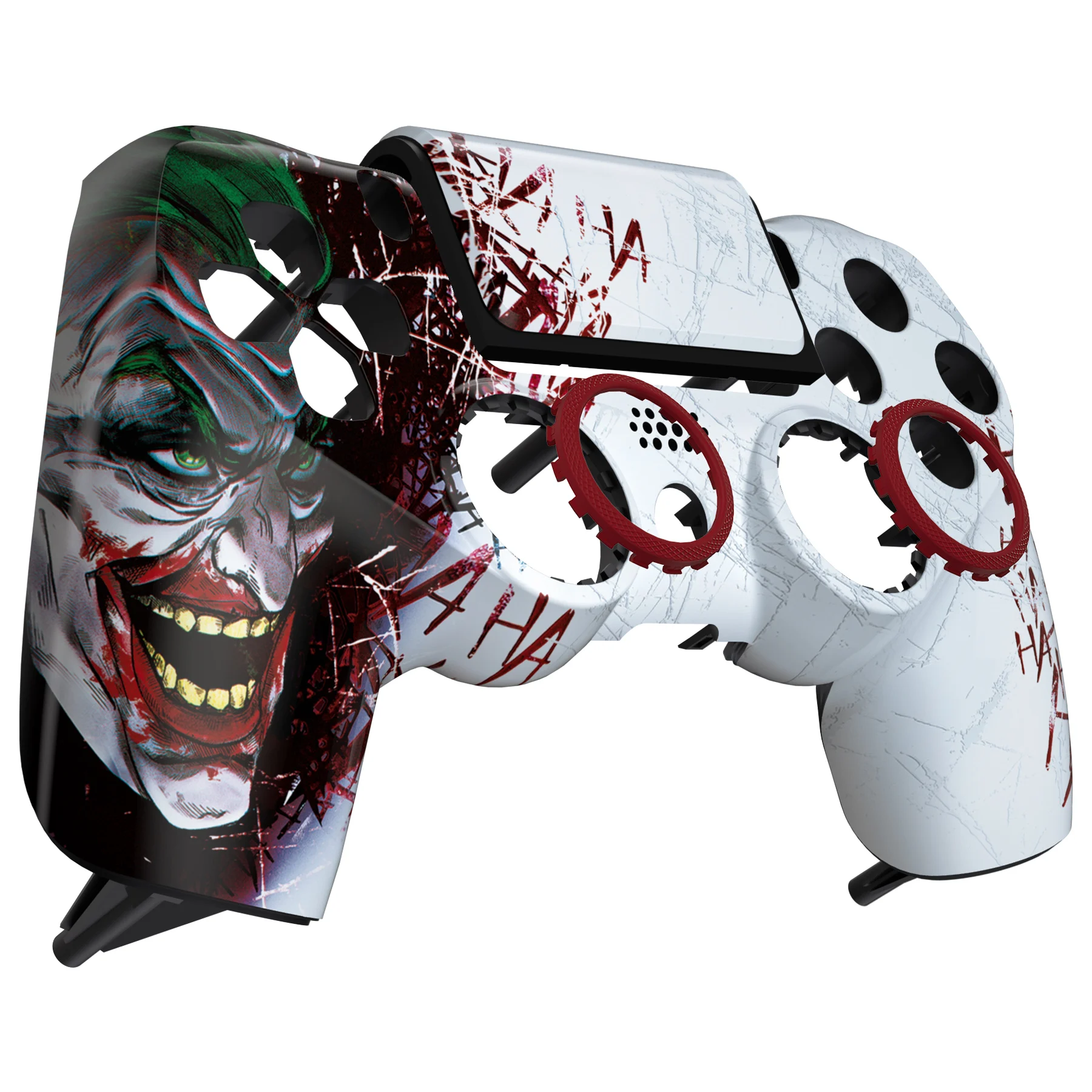 eXtremeRate Ghost Replacement Cover Shell Compatible with PS4 Slim Pro Controller JDM-040/050/055 - Clown HAHAHA