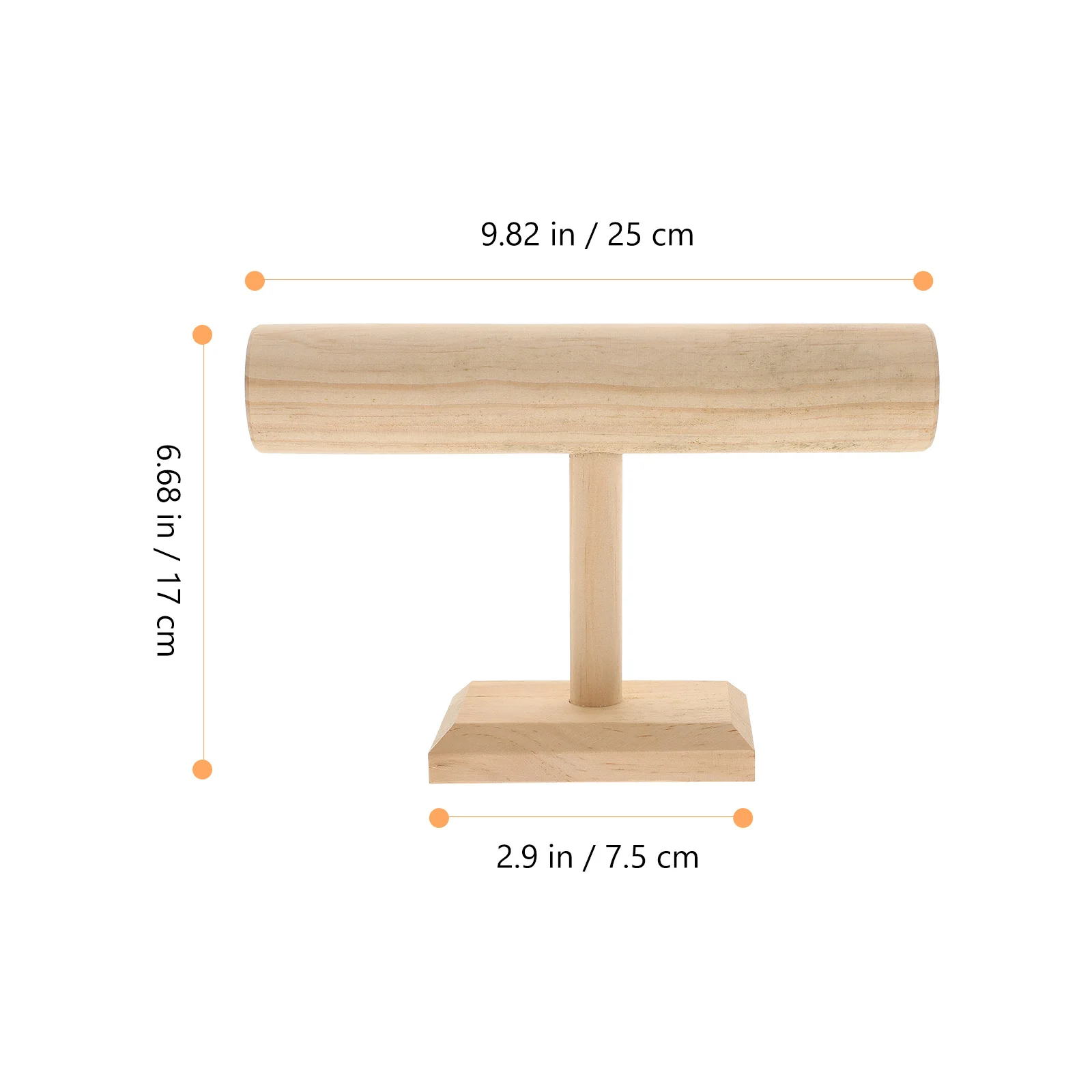 حامل تخزين الأساور الخشبية، رف عرض الساعات، منظم سطح المكتب للنساء، حامل المجوهرات، حامل القلادة #6