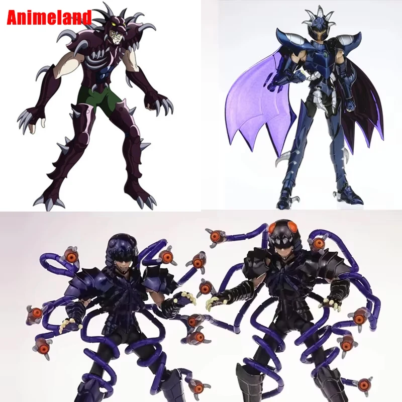 

RH Saint Seiya Myth Cloth EXM/EX Lycaon Phlegyas Basilisk Sylphide Worm Raimi Hades Specters Knights of the Zodiac Action Figure