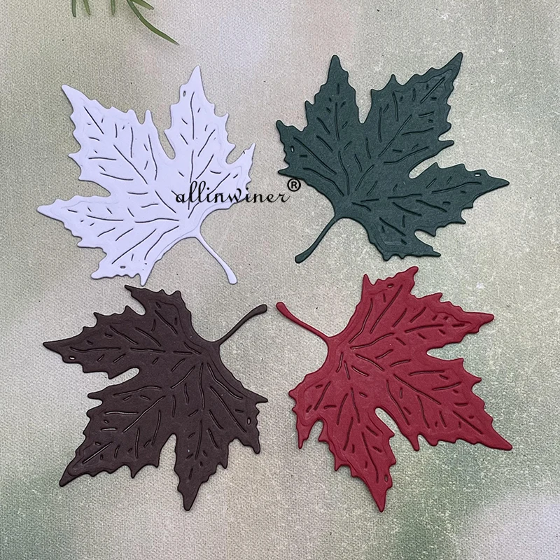 Maple Leaf Decoration Metal Cutting Dies Stencils Die Cut for DIY Scrapbooking Album Paper Card Embossing