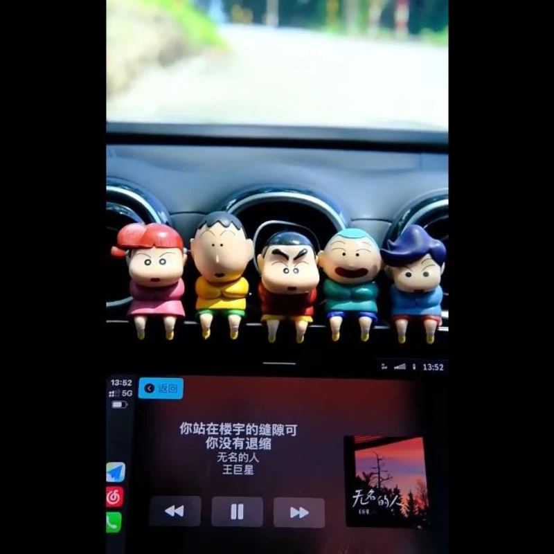 

5 шт./компл. 7 см аниме карандаш Шин-Чан фигурки ряд сидящая серия фигурки украшение автомобиля кукла модель детские игрушки фанаты подарки