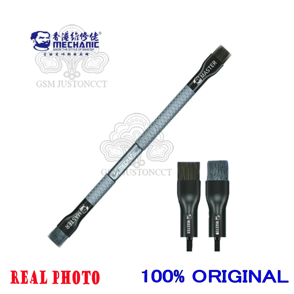 MECHANIC-Double-Ended Debonding Brush, Steel Brush, IC Pad Cleaning, Mainboard Maintenance, Polishing Brush Tools