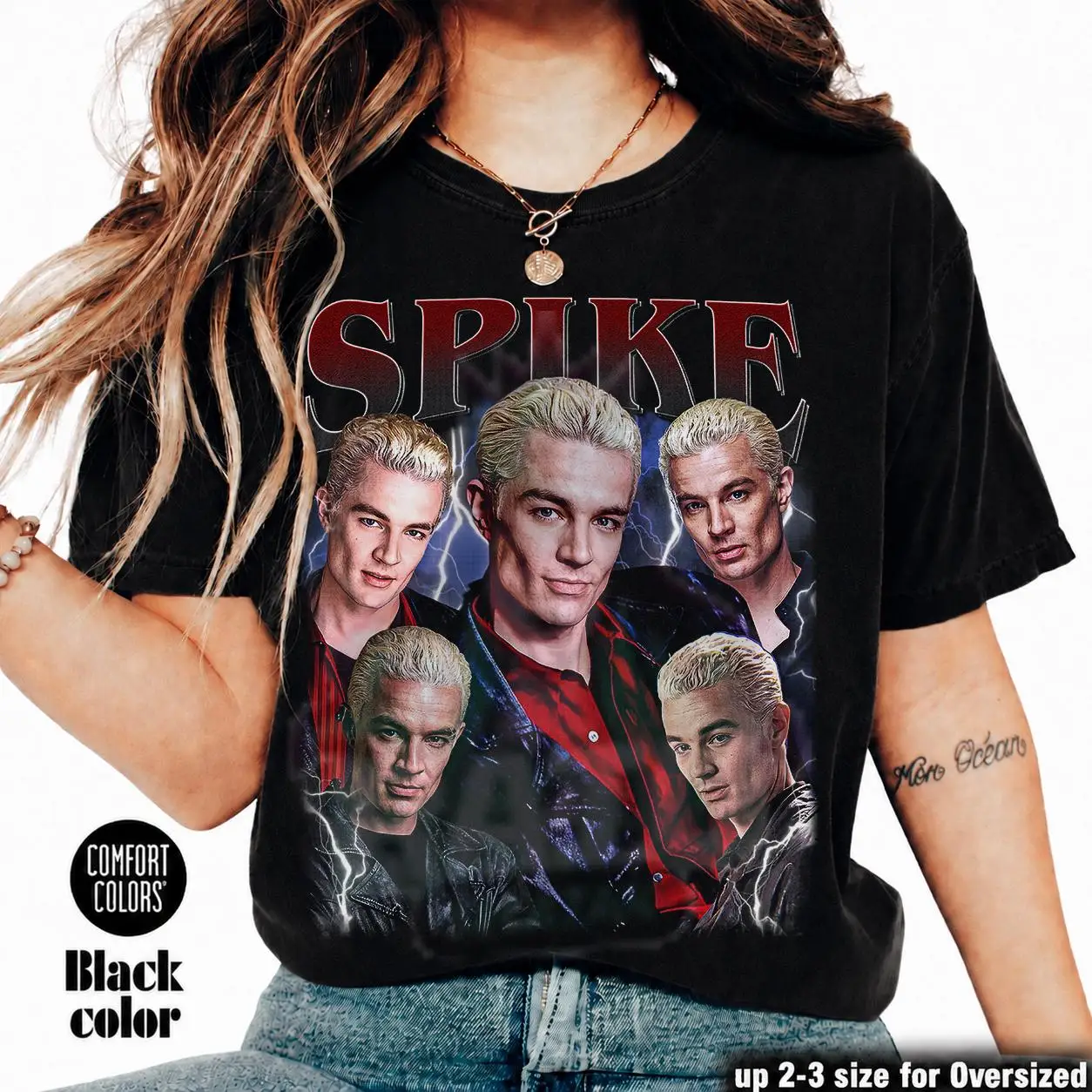 Spike Buffy The Vampire Slayer Shirt, Spike Vampire Aesthetic, Comfort Colors Unisex Tee FD