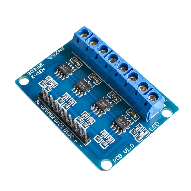 L9110S four-way drive, DC motor drive board, motor drive module, smart car four-way drive electronics