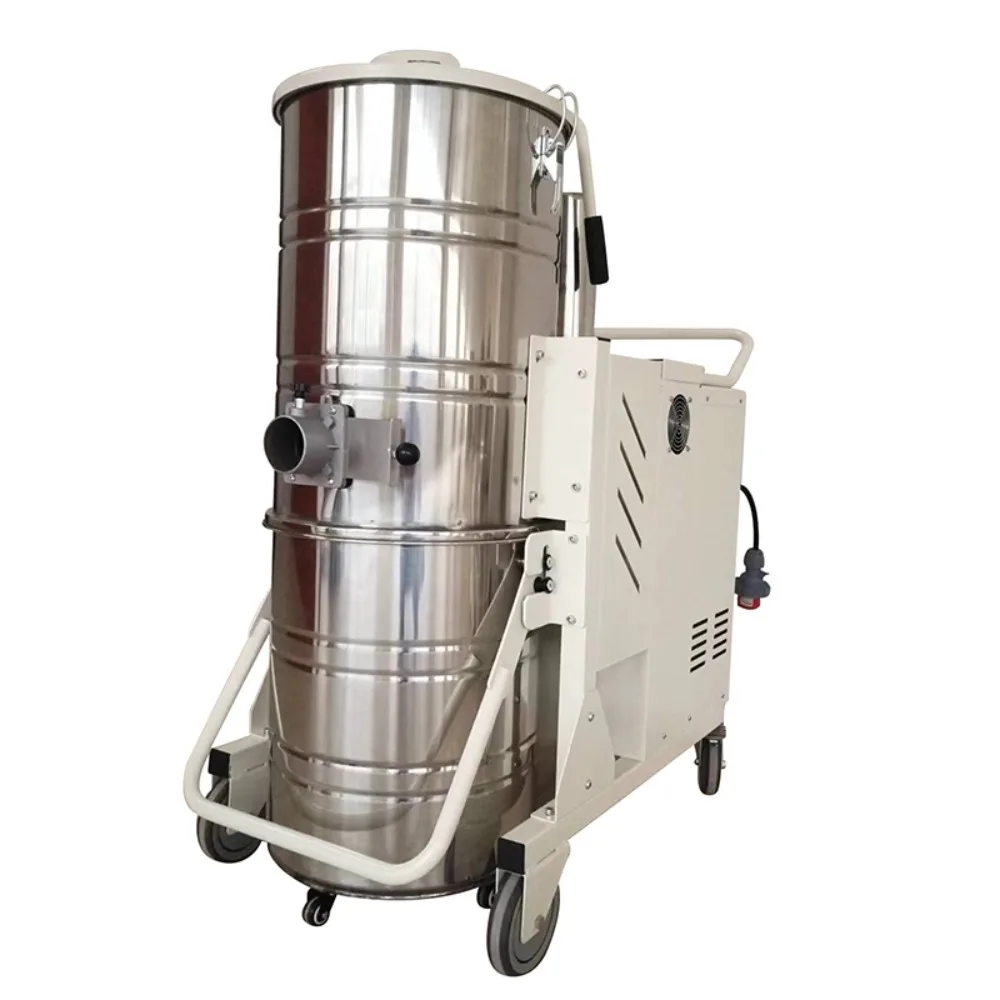 380V large pulse ash cleaning industrial vacuum cleaner 7.5KW strong high power factory workshop dust iron filings