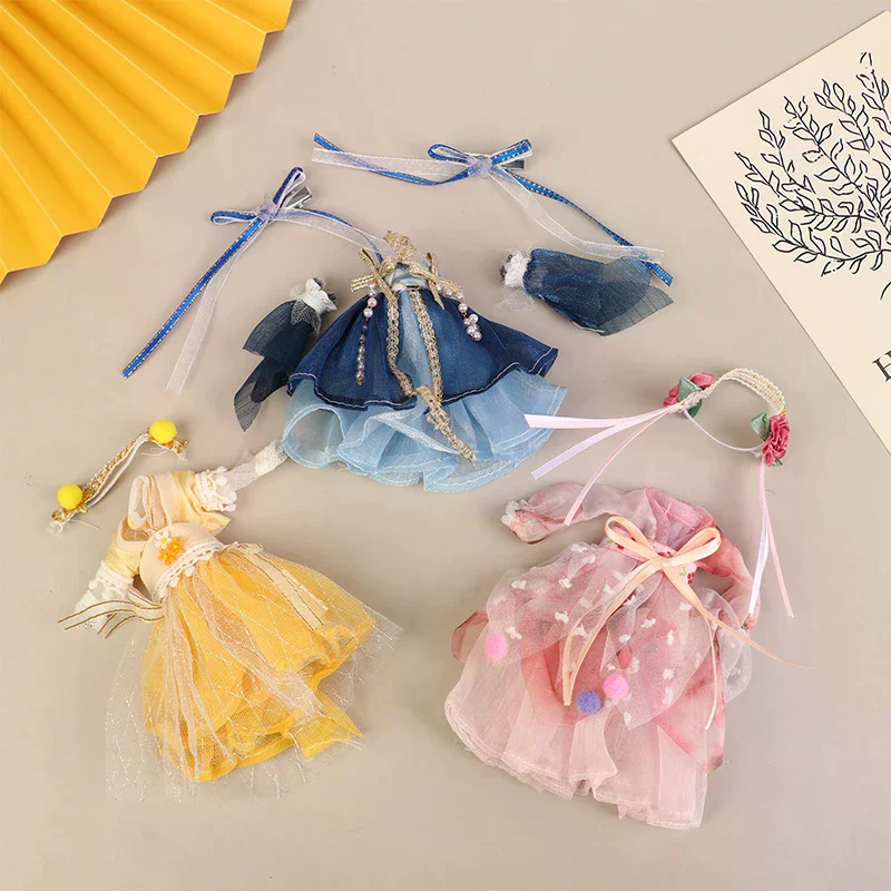 16 سنتيمتر النمط الصيني دمية Hanfu الملابس فستان دمية القديمة زي ثوب الدمى الملابس والاكسسوارات واللباس لعب للفتيات