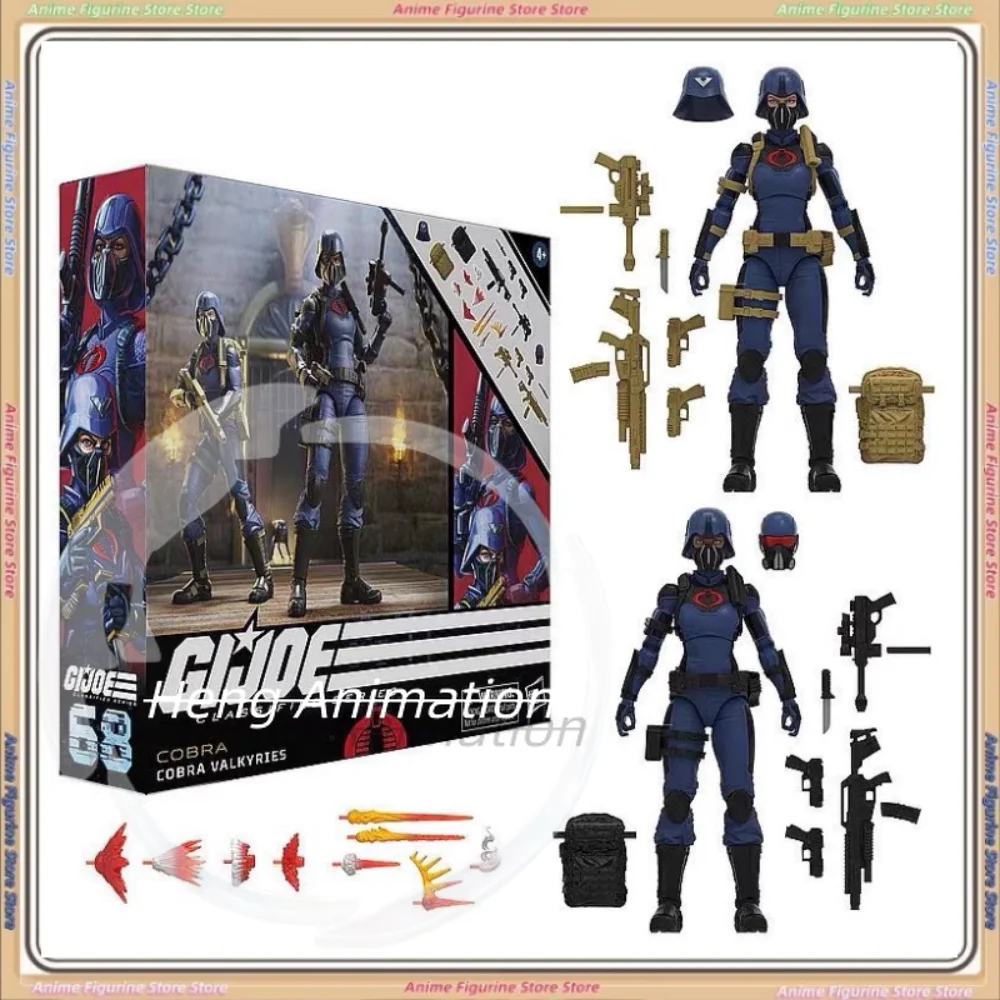 

H B Gijoe Gijoe Женский змеиный солдат Кобра Спецназ Двойной набор скульптуры с несколькими головами 6-дюймовая фигурка солдата 1/12 Действие
