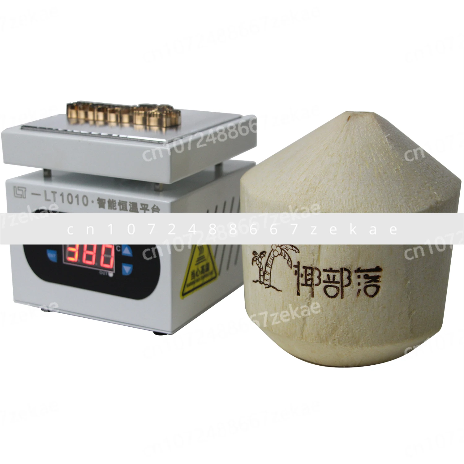 

Coconut Ironing Machine Logo Icon Hot Stamping Copper Mold Custom Wood, Steamed Bread Cake