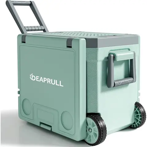 Dispositivo di raffreddamento da 36 litri con ruote, cofanetti di ghiaccio Il dispositivo di raffreddamento portatile con ruote può contenere ghiaccio fino a 6 giorni, ultraleggero isolato per esterni a prova di perdite