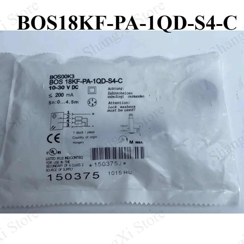 1PC Brand New BOS 18KF-PA-1QD-S4-C BOS00K3 Photoelectric Switch Fast Delivery