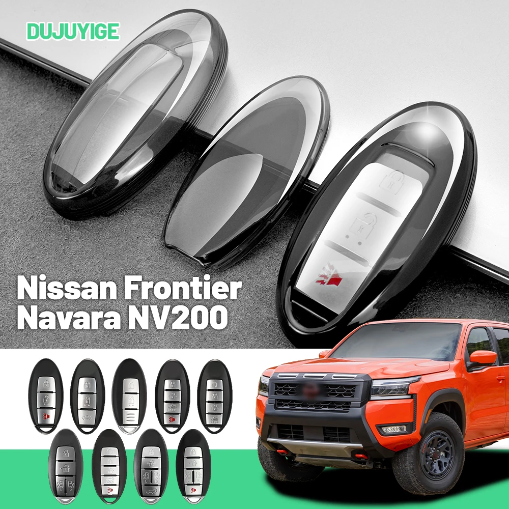 

Clear TPU Car Key Case For Nissan Frontier Navara NV200 Evalia Z 370Z Cube Key Fob Cover Protector Shell Auto Accessories