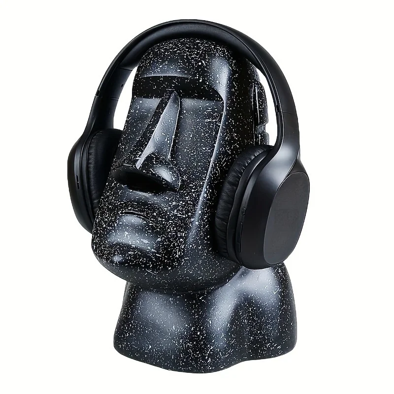 Resin Easter Resurrection Island Moai Statue Box Holder, Creative And Innovative Stone Face Tissue Box, Home Decoration Product,