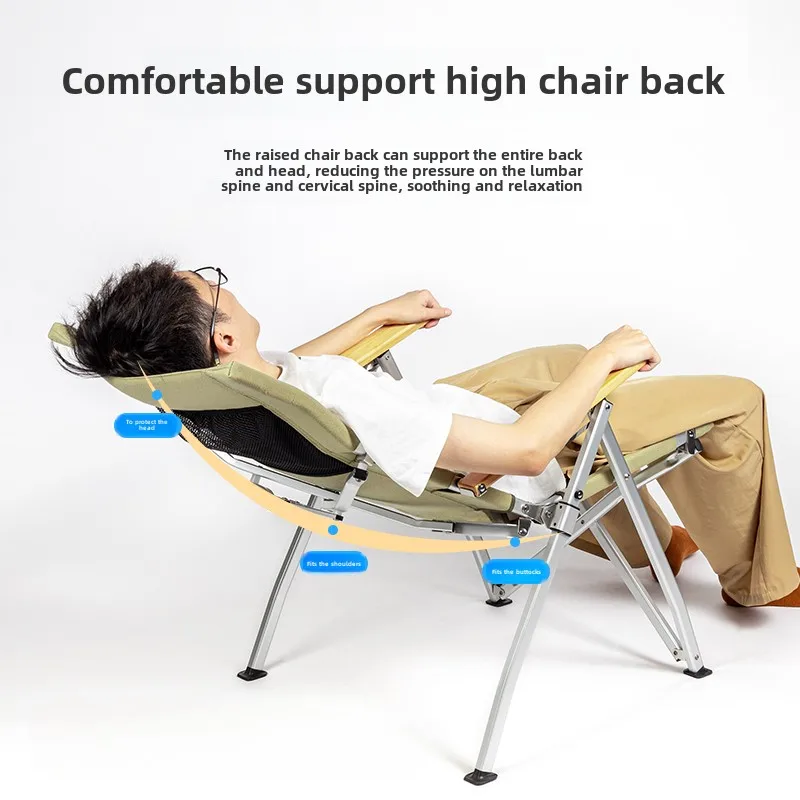 

Camping Chair Outdoor Folding Chairs Travel Portable Beach Fishing Lunch Break Camping Fur Seal Chair Folding Chair