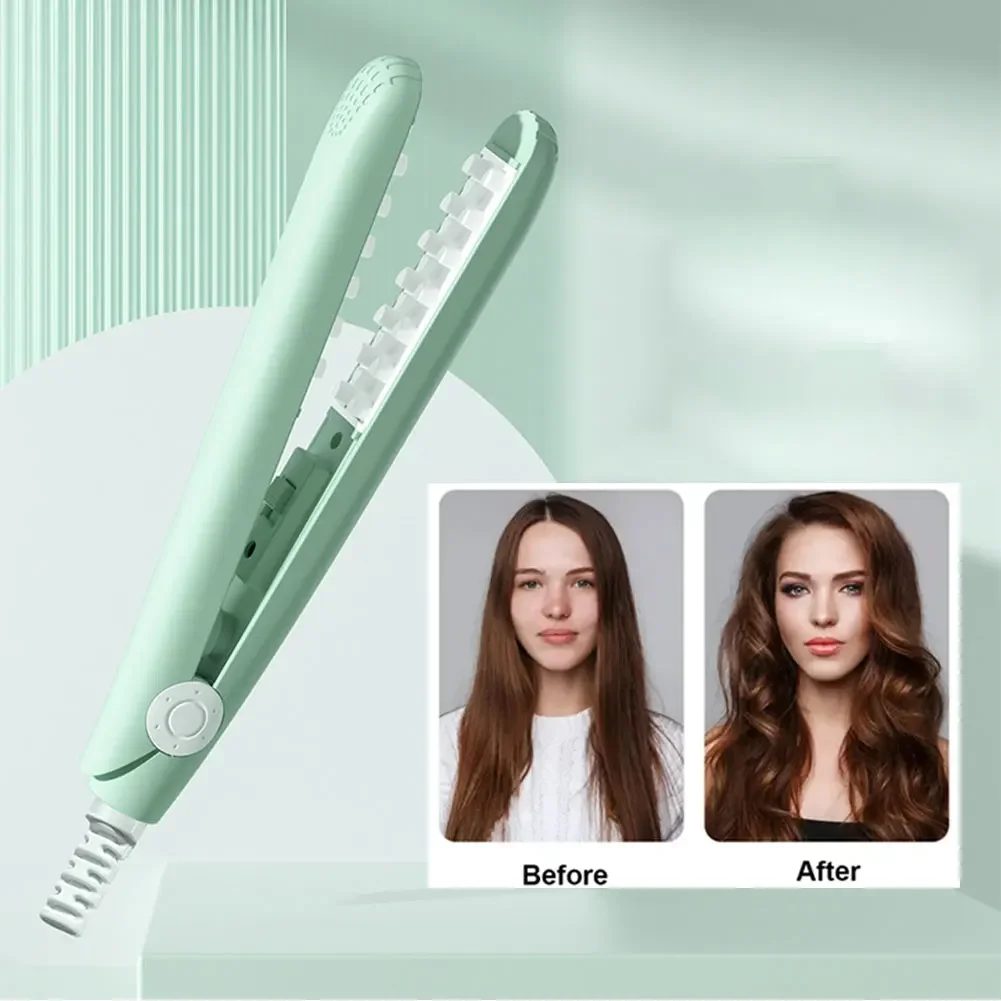 

3D Grid Curler Mini Hair Curling Iron Hair Fluffy Splint Portable High Quality Ceramic Corn Perm Styling Tools