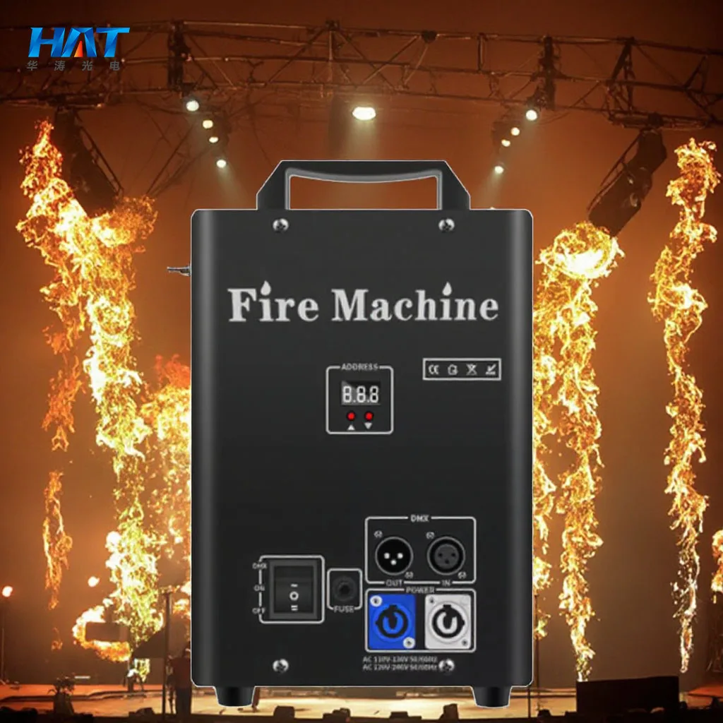 

DMX Flame Projector for Wedding Shows Power Control Fire Spray Thrower Stage Effect