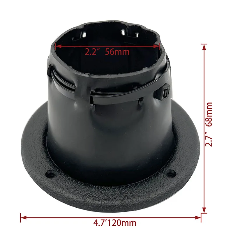 Motorwell – botte de bateau avec câble en Nylon noir, diamètre de 120mm