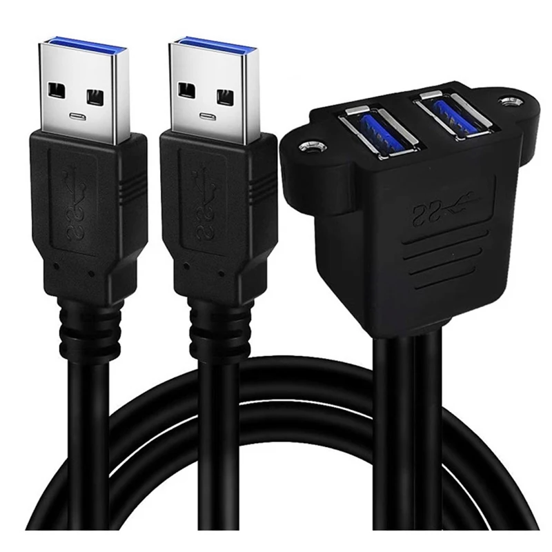 USB 3.0 Male to Female Extension Cable, Suitable for Family, Classroom, Office, Conference, Entertainment and More Occasions