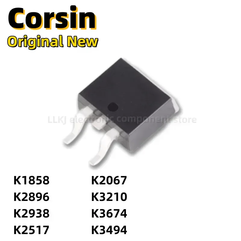 1 шт. 2SK1858 2SK2896 2SK2938 2SK2517 2SK2067 2SK3210 TO-263 2SK3674 2SK3494 TO263 MOS FET/