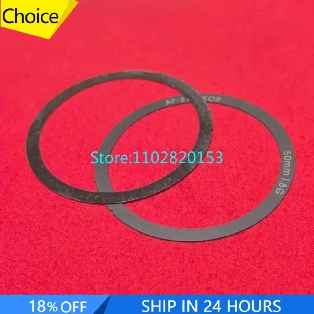 New 1pcs for Nikon AF-S Nikkor 50mm F/1.8G 50mm 1.8 Lens Makeup Name Press Label Decorative Ring Part Repair Part