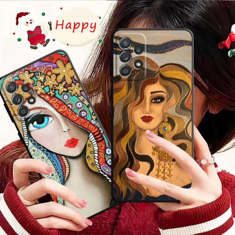 Picasso Abstract Art Painting Case For Samsung Galaxy A14 A73 A53 A71 A51 A31 A33 A22 A12 A21s A13 A32 A52s A72 A52 A23