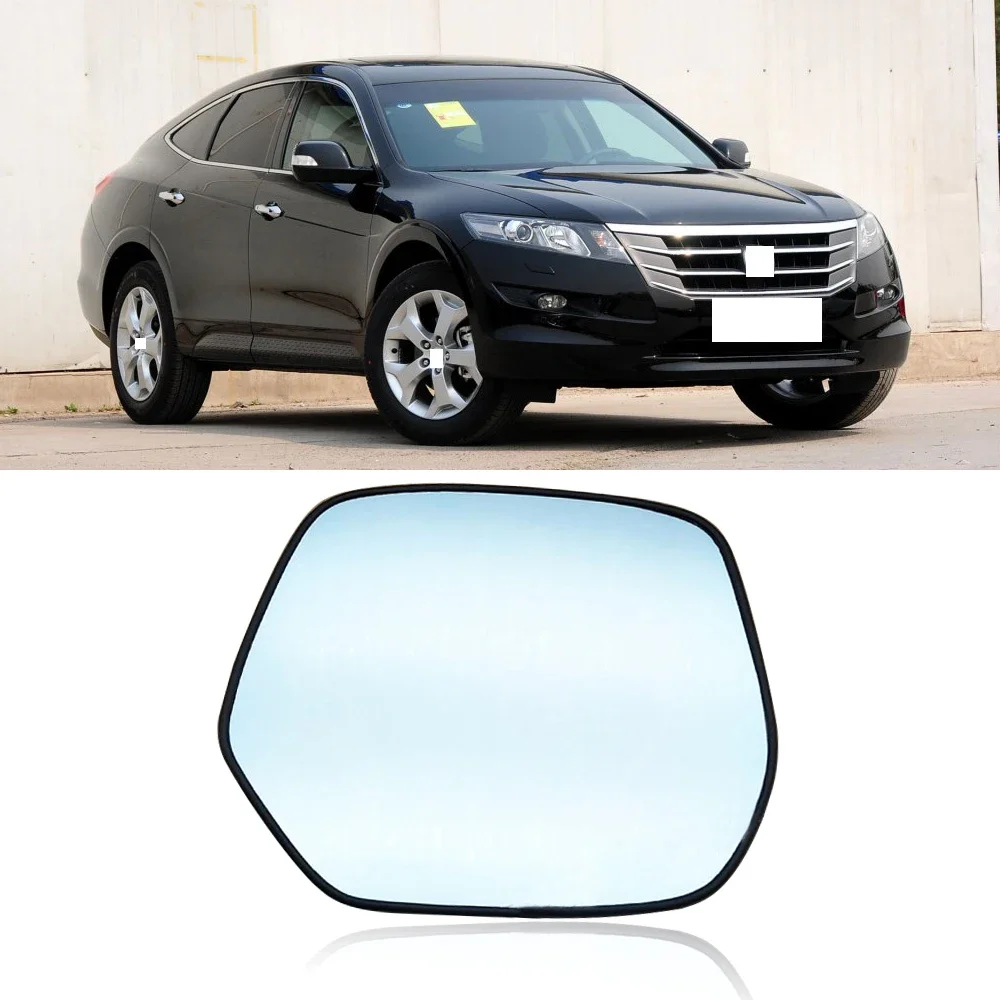 CAPQX For Honda Crosstour 2011-2016 Blue & white With Heating Side Rear view Mirror Glass Rearview mirror Lens