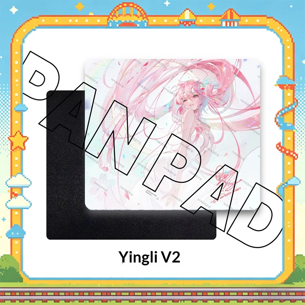 PAN Esports Seven Time YINGLI Glass Gaming Mousepad FPS Both Speed And Smooth Mouse Pad For VALORANT TTK CSGO PC Accessories