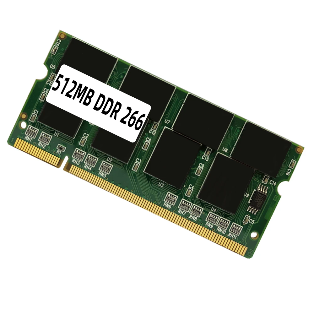For Notebook Sodimm Memoria Laptop Memory Ram PC2100 DDR266MHz 200PIN DDR1 For 512MB Memory For Intel CPU Or AMD CPU
