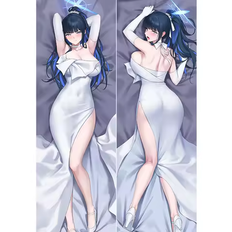 Blue Archive Jomae Saori Dakimakura 2WAY Hugging Body Pillow Case Anime Pillow Cushion Cover