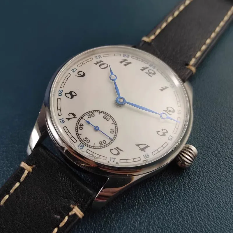 Vakuy 40 مللي متر ساعة ميكانيكية يدوية للرجال خمر الأعمال النورس الأساسية ST3621 جونز السيف الفن المينا الخزف #3